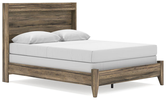 Ashley Elbrim - Brown - Queen Panel Bed