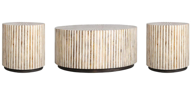 Parker House Crossings - Downtown Cocktail Table With 2 End Tables - Amber