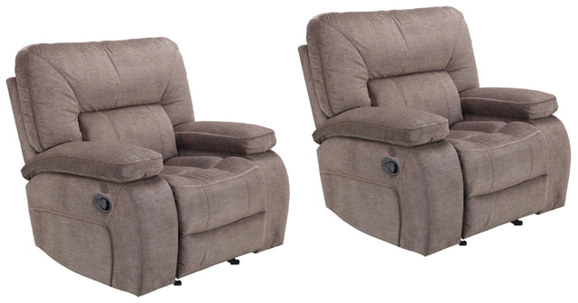 Parker House Chapman - Glider Recliner (Set of 2) - Kona