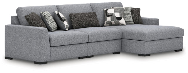 Ashley Bealton - Salt and Pepper - 3-Piece Sectional With RAF Corner Chaise