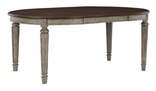 Ashley Lodenbay Oval Dining Room EXT Table - Two-tone