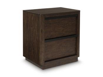 Ashley Dilenno Two Drawer Night Stand - Dark Brown