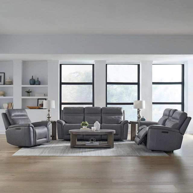 Liberty Furniture Cooper - Sofa With Loveseat & Recliner - Gray