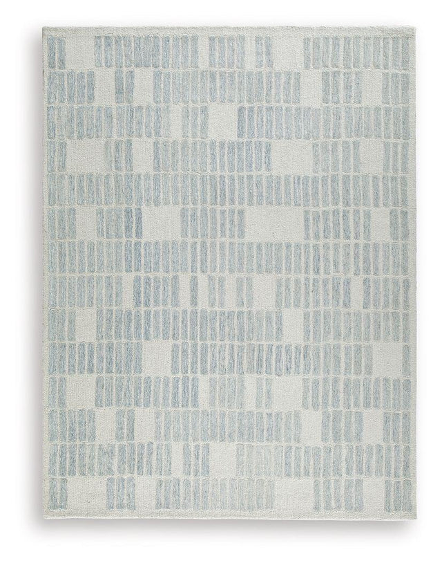 Ashley Dylanton Large Rug - Ivory/Blue
