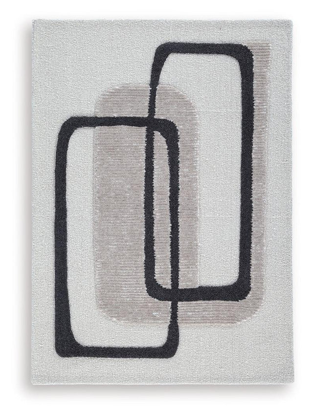 Ashley Davismour Medium Rug - Ivory/Taupe/Charcoal