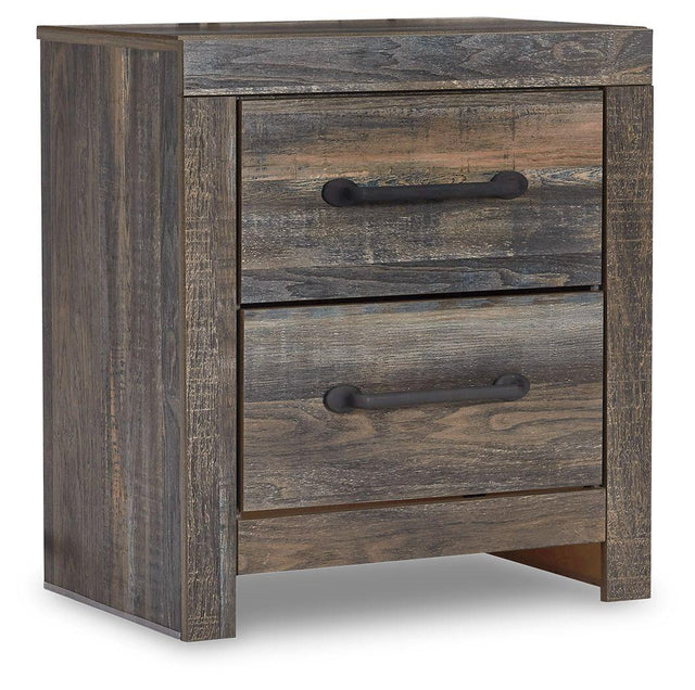 Ashley Drystan Two Drawer Night Stand - Multi