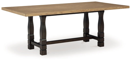 Ashley Charterton Rectangular Dining Room Table - Two-tone Brown