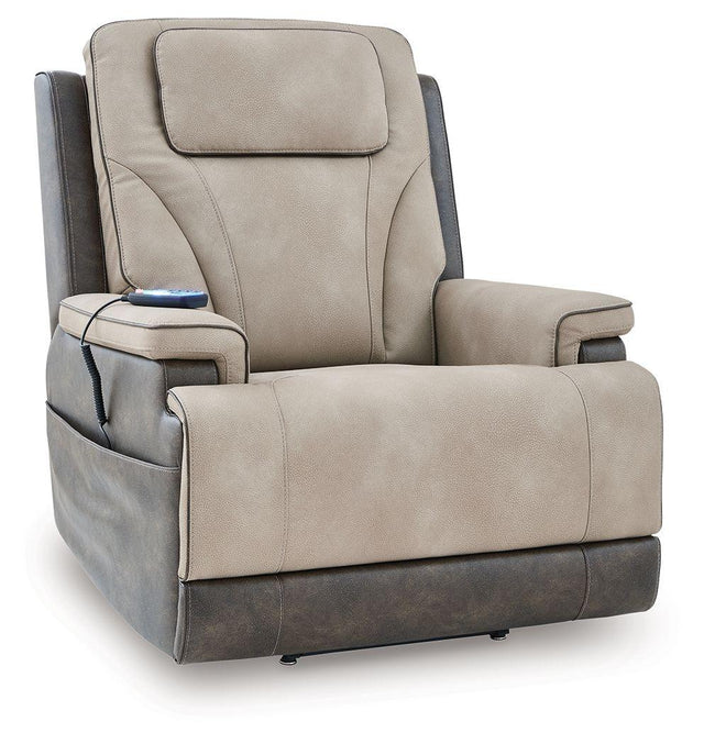 Ashley 4Z-Peaceful Pause Power Lift Recliner - Sand
