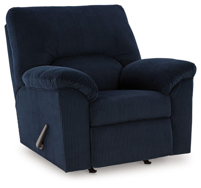 Ashley SimpleJoy Rocker Recliner - Navy