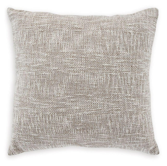 Ashley Carddon Pillow - Brown/White