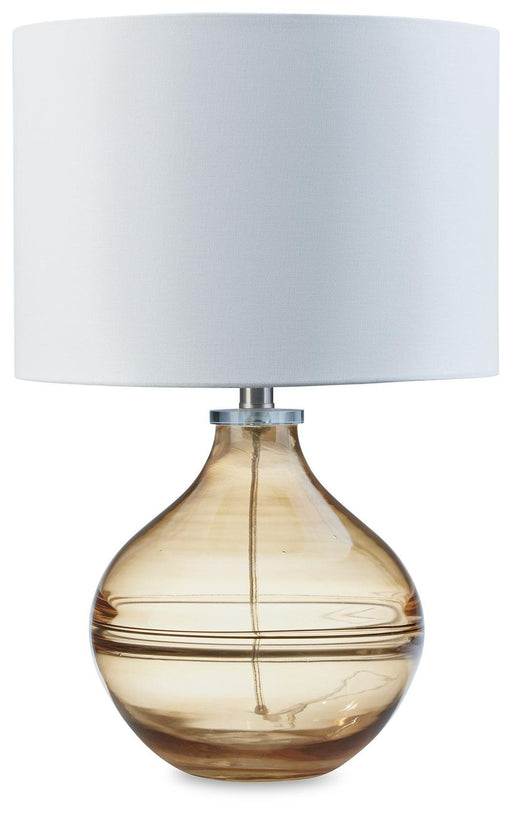 Ashley Lemmitt Glass Table Lamp (1/CN) - Amber
