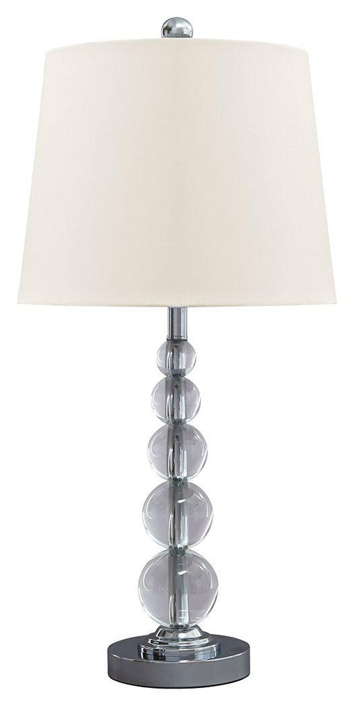 Ashley Joaquin Crystal Table Lamp (2/CN) - Clear/Silver Finish