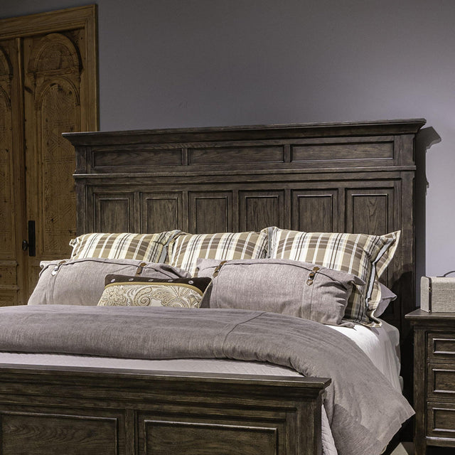 Liberty Furniture Paradise Valley - King Panel Headboard - Dark Brown