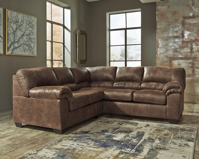 Ashley Bladen - Coffee - Right Arm Facing Sofa 2 Pc Sectional