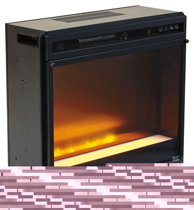 Ashley Entertainment Accessories Fireplace Insert Glass/Stone - Black