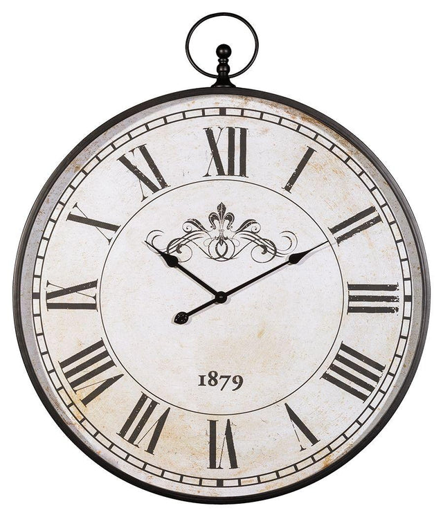 Ashley Augustina Wall Clock - Antique Black