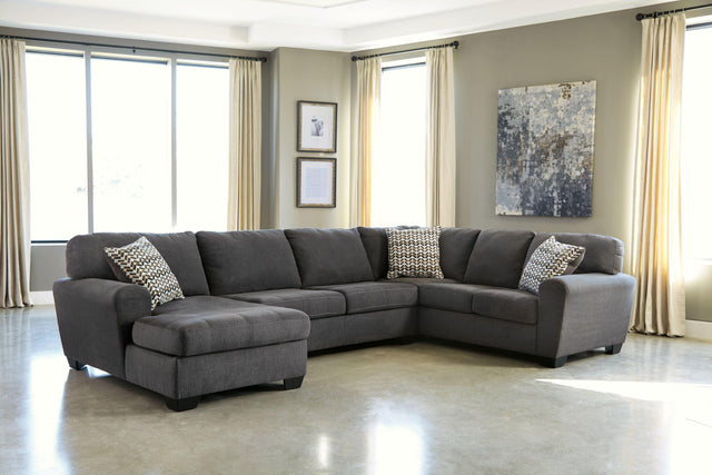 Ashley Ambee - Slate - Left Arm Facing Corner Chaise 3 Pc Sectional