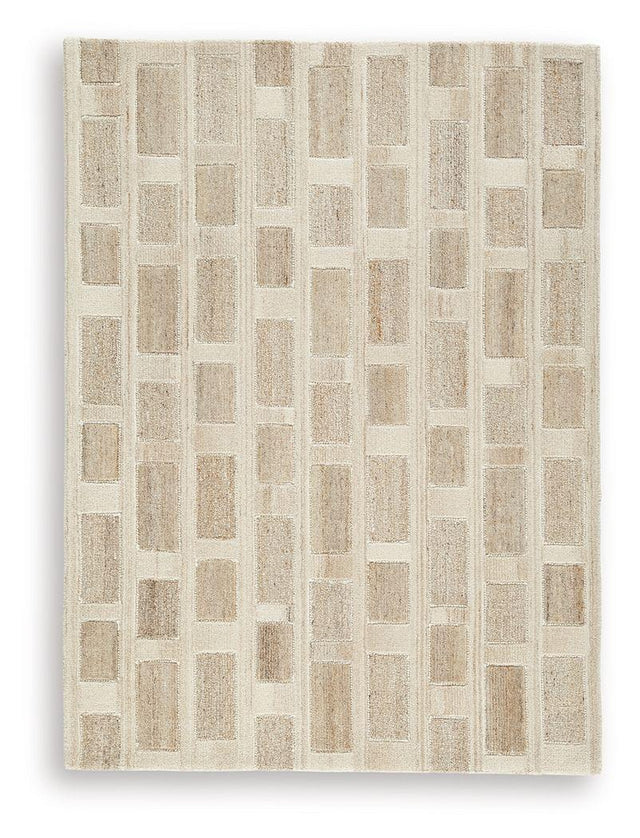 Ashley Lisgrove Medium Rug - Tan/Brown/White