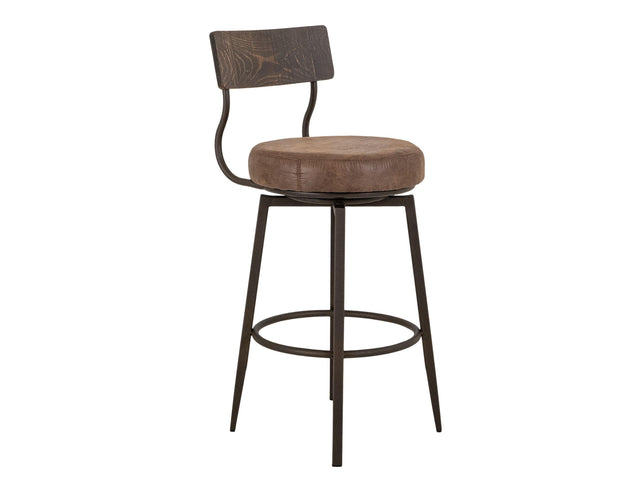 International Furniture Direct Castana - Barstool - Camel Brown