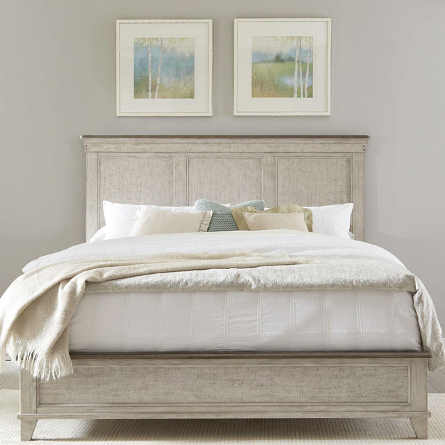 Liberty Furniture Ivy Hollow - California King Panel Bed - White