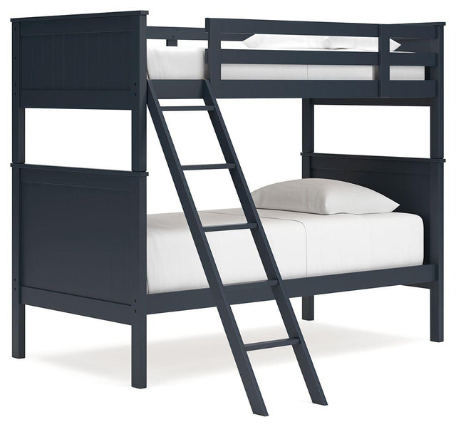 Ashley Nextonfort - Blue - Twin Over Twin Bunk Bed