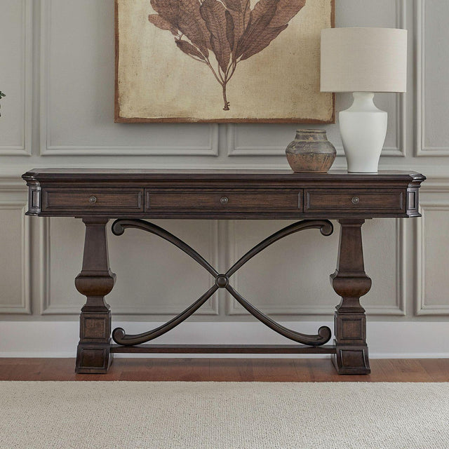 Liberty Furniture Provence Park - Sofa Table - Brown