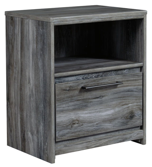 Ashley Baystorm One Drawer Night Stand - Gray