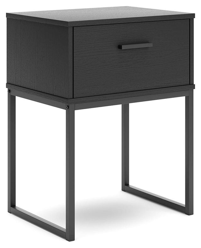 Ashley Socalle One Drawer Night Stand - Black