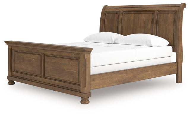 Ashley Feddinger - Medium Brown - California King Sleigh Bed