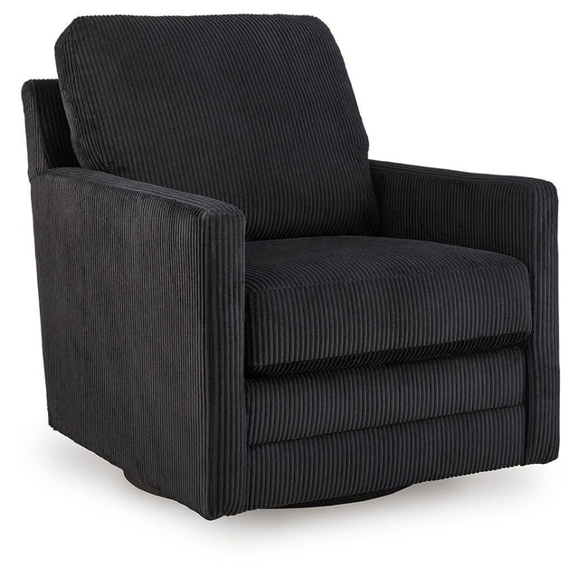Ashley Icaman Swivel Accent Chair - Onyx