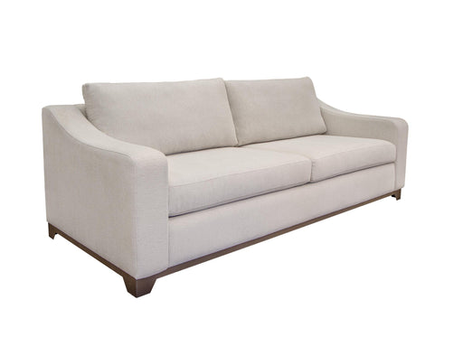International Furniture Direct Natural Parota - Sofa - Mink Withe / Katerina Marble