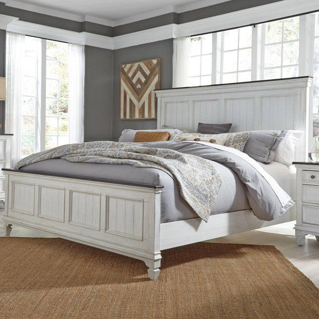 Liberty Furniture Allyson Park - California King Panel Bed - White