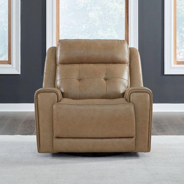 Liberty Furniture Carrington - Swivel Glider Recliner P3 - York Sand