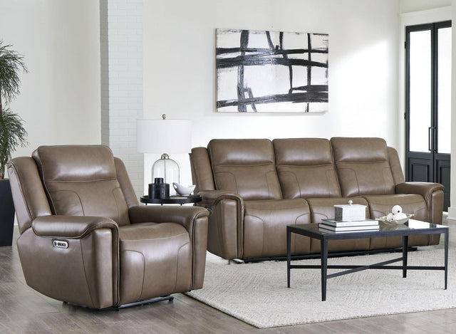 Parker House Atlantis - Power Reclining Zero Gravity Sofa And Recliner - Smooth Latte
