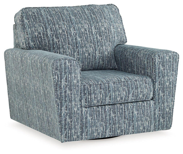 Ashley Aterburm Swivel Accent Chair - Twilight