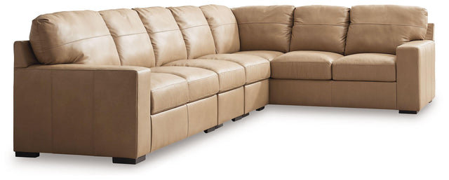 Ashley Bandon - Toffee - 4-Piece Sectional With Laf Loveseat