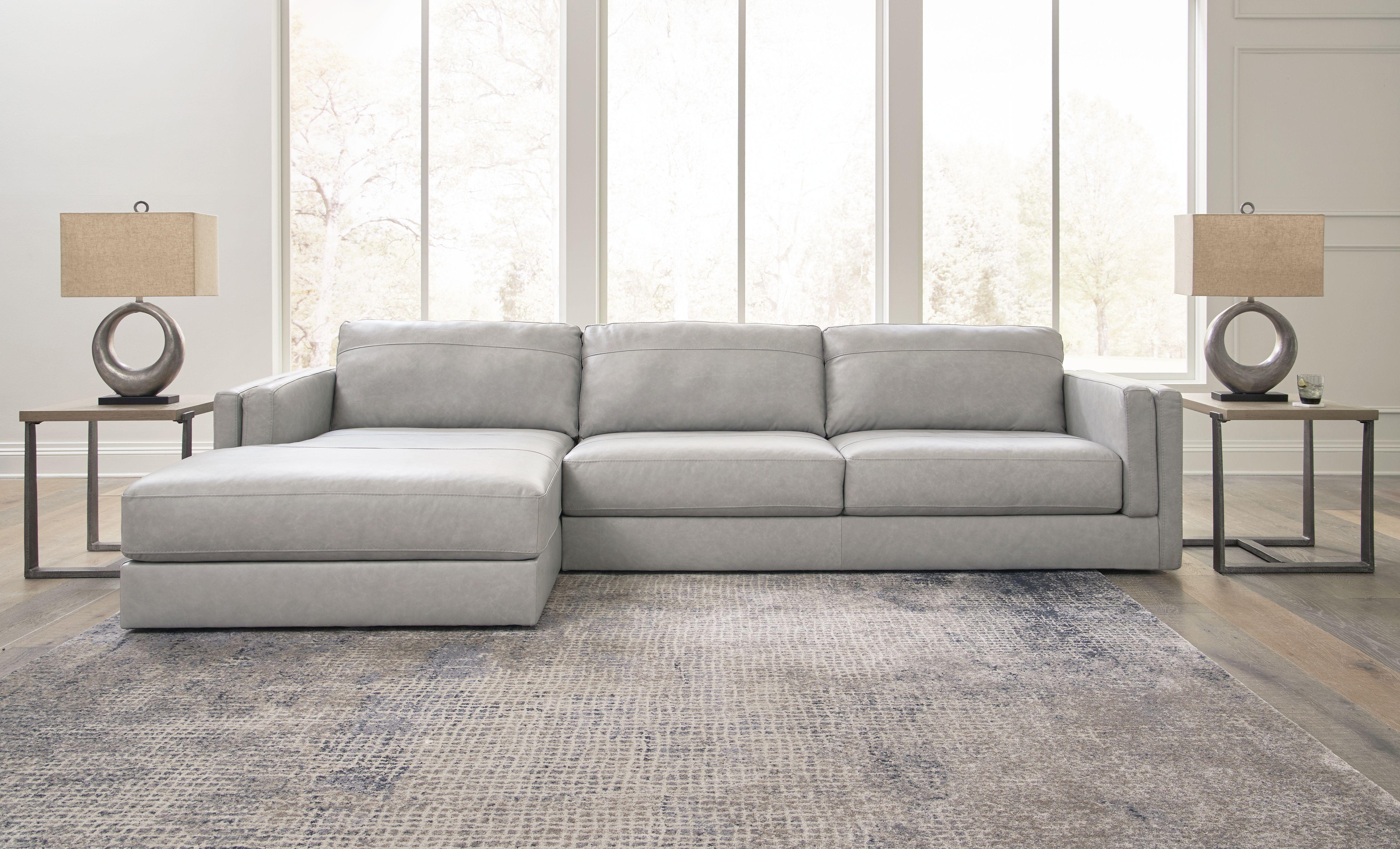 Ashley Amiata - Glacier - 2-Piece Sectional With Laf Corner Chaise
