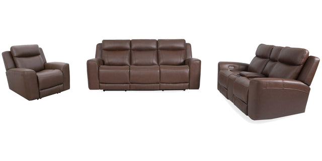Parker House Calgary - Power Reclining Sofa, Loveseat And Recliner - Autumn Umber