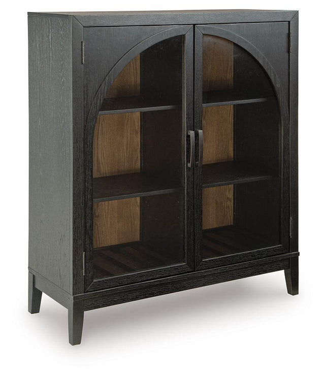 Ashley Armenleigh Bar Cabinet - Black/Brown