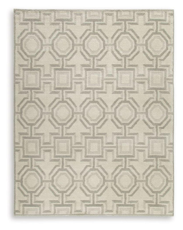 Ashley Maconville Large Rug - Ivory/Gray
