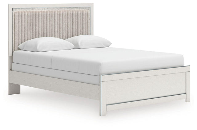 Ashley Zuraleus - Queen Upholstered Panel Bed - White