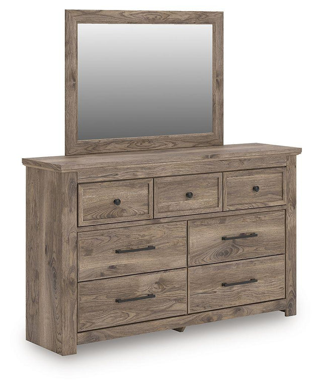 Ashley Rusticott - Brown - Dresser And Mirror