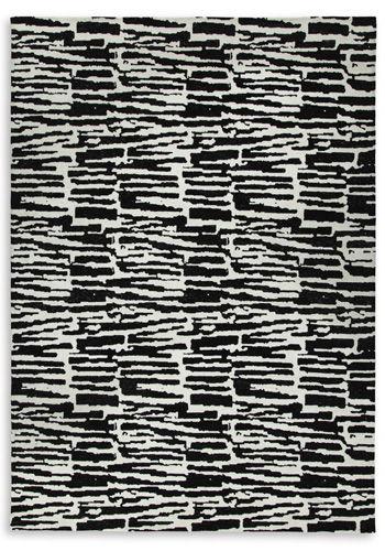 Ashley Bramshaw Extra Large Rug - Black/Ivory