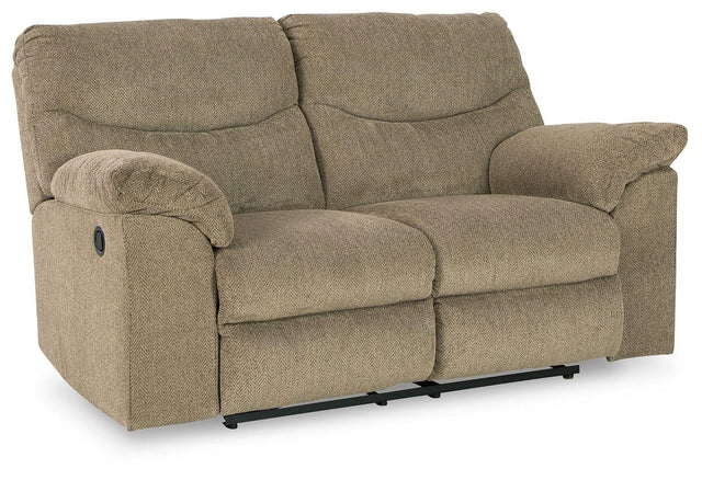 Ashley Alphons Reclining Loveseat - Briar