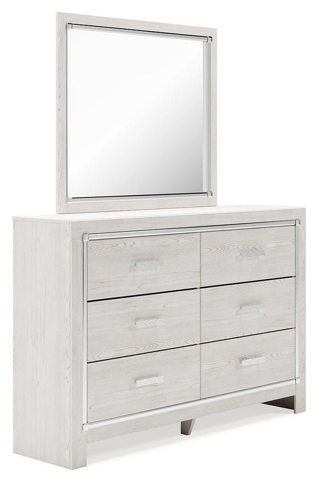 Ashley Altyra - Dresser, Mirror - White