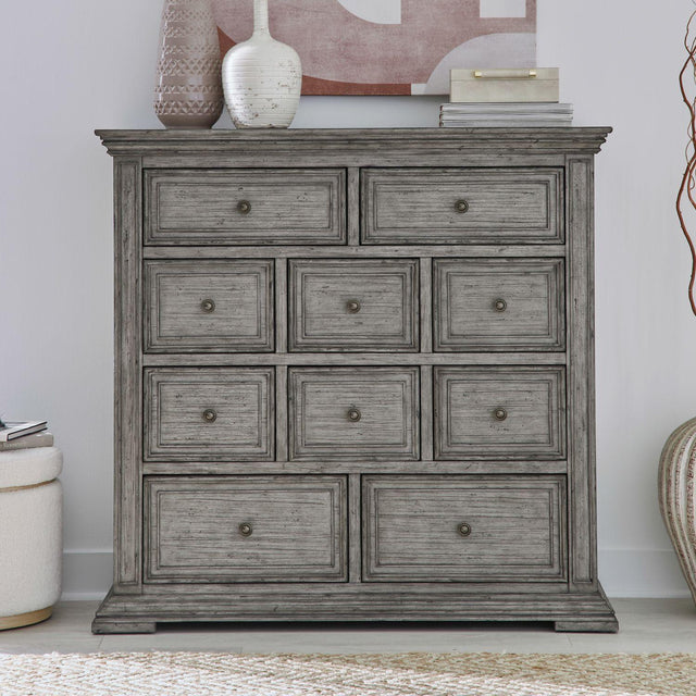 Liberty Furniture Big Valley - 10 Drawer Chesser - Gray