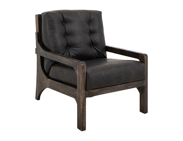 International Furniture Direct Black Balam - Armchair - Licorice Black