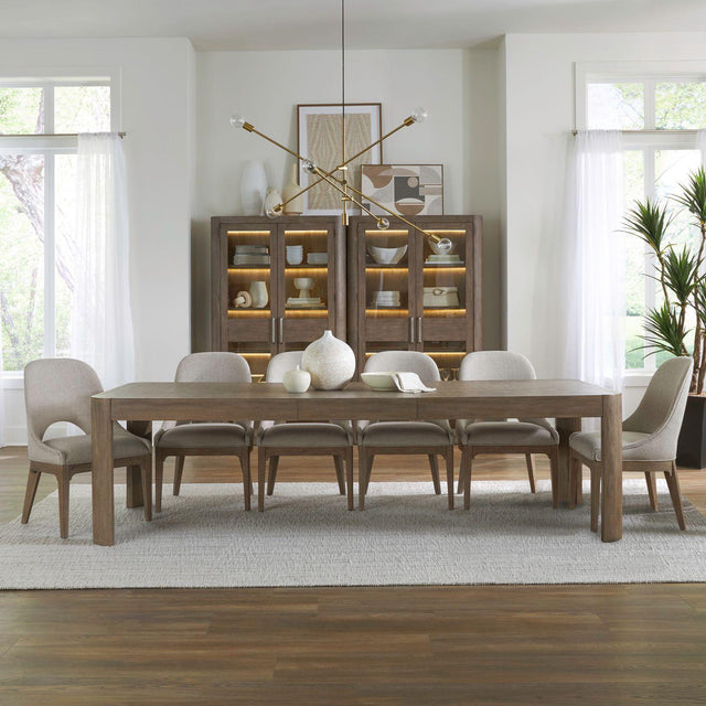 Liberty Furniture South Bend - 7 Piece Rectangular Table Set - Brown