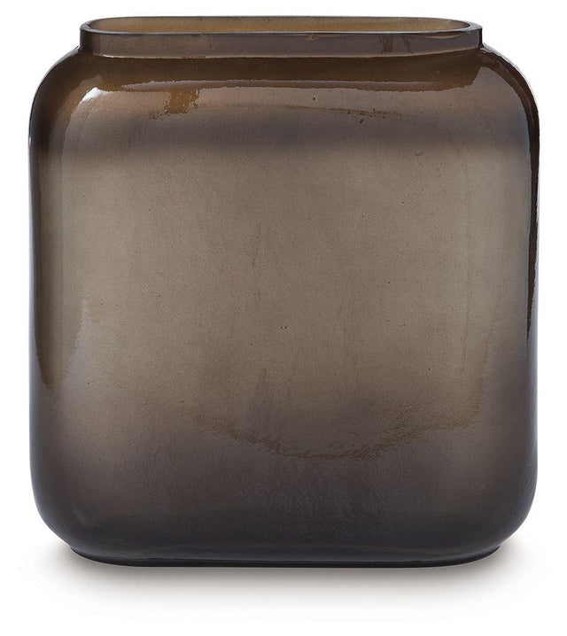 Ashley Sumner Vase - Gray/Gold Finish