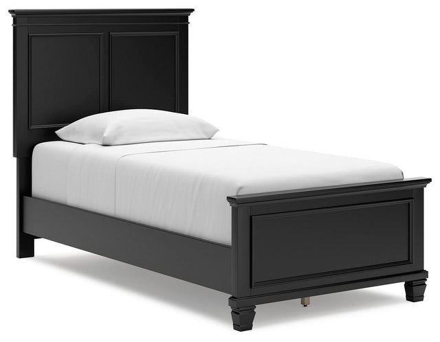 Ashley Lanolee - Black - Twin Panel Bed
